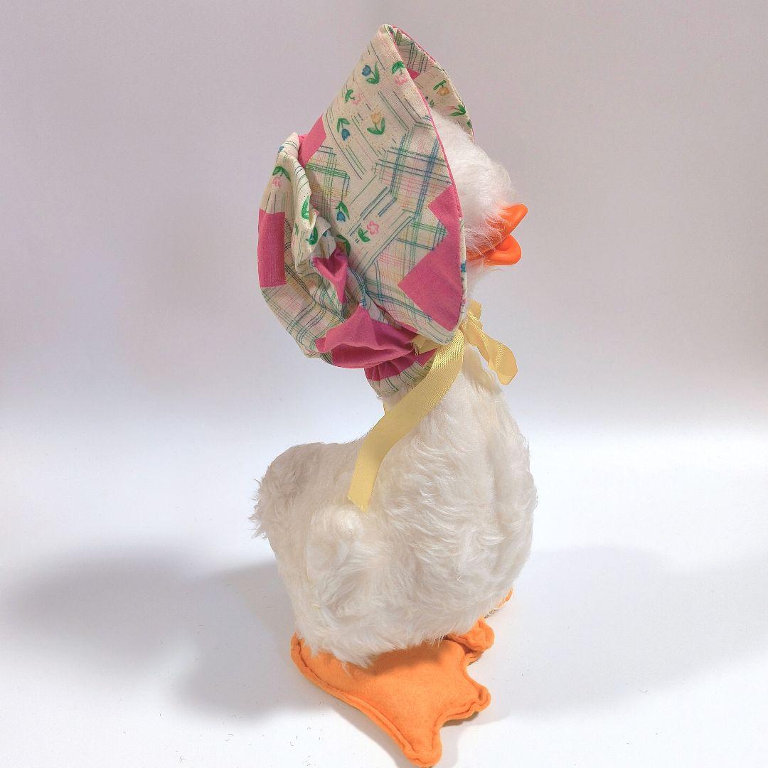 ビンテージ ラシュトン ダック ぬいぐるみ サンボンネット アヒル