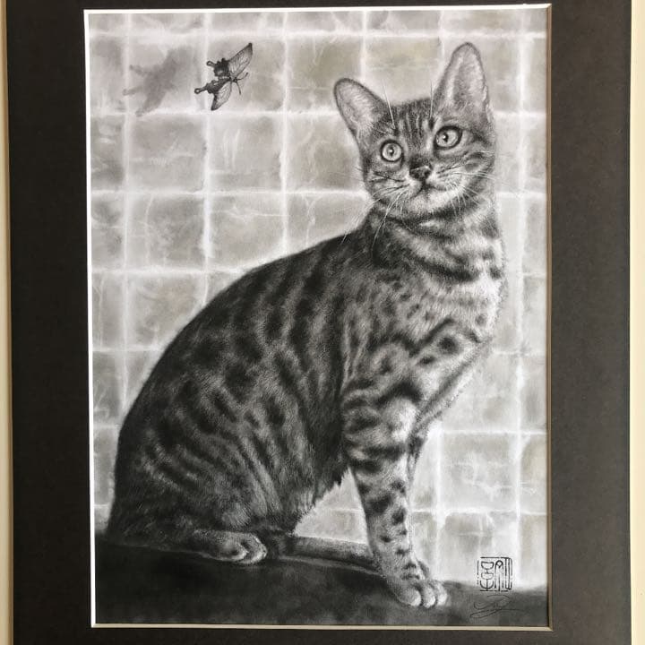 【オーダー】似顔絵 ペット リアルポートレイト