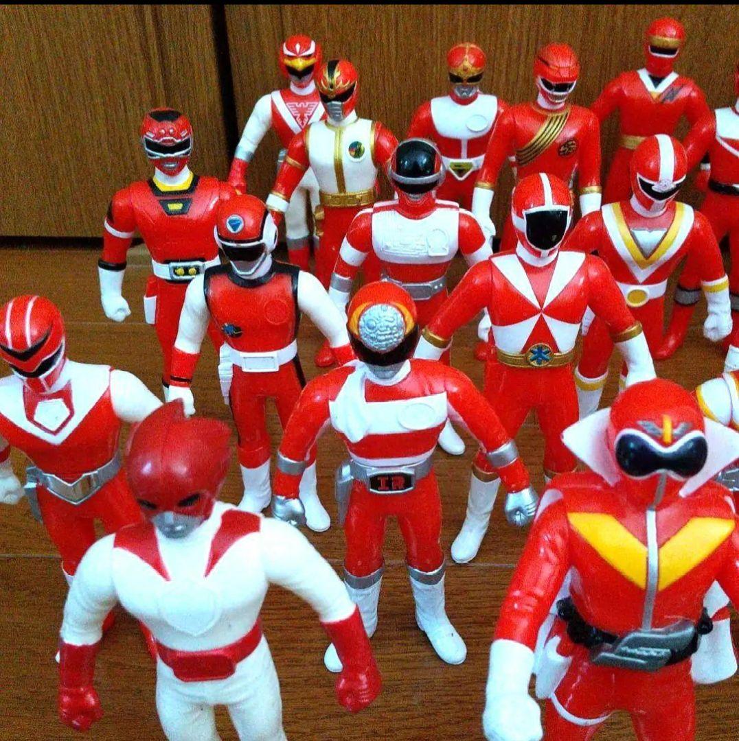 スーパー戦隊　ソフビ　戦隊ヒーロー　25体セット　匿名配送