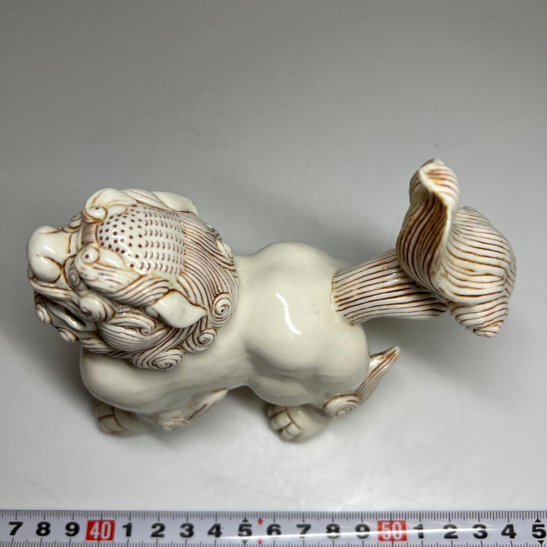 時代　平戸焼　獅子香炉　木箱付　幅約13.5㎝　東Y7-1003⭐︎2Fトヒチサ