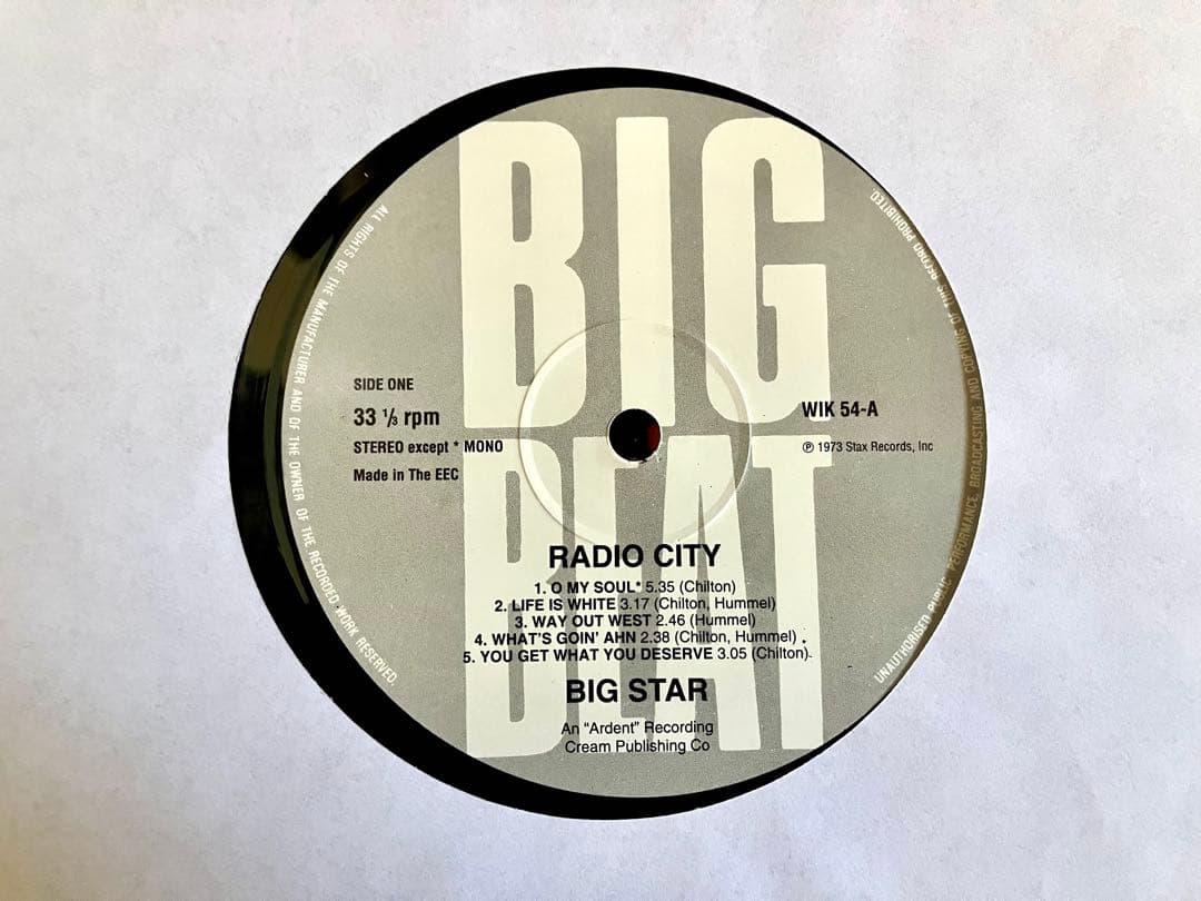 Big Star - Radio City LPレコード