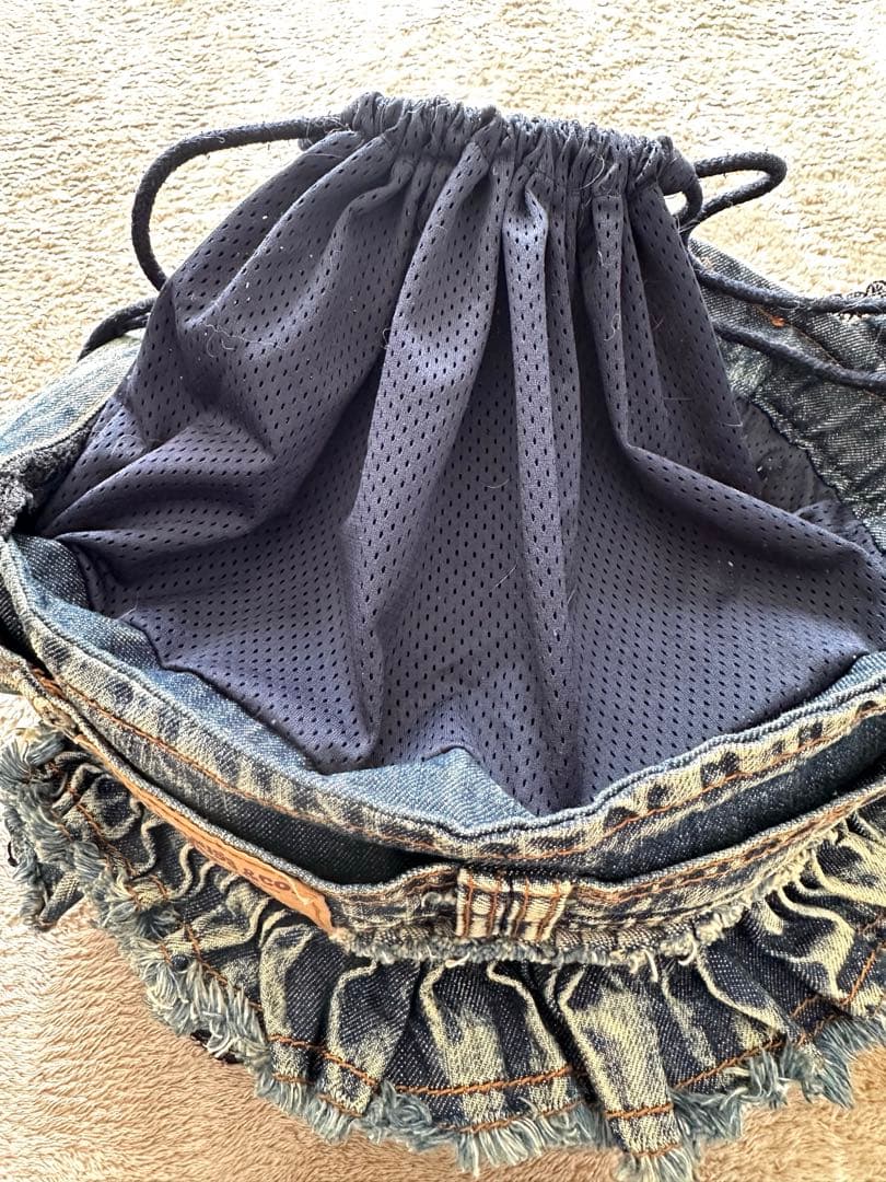 CLOSET STRAUSS & CO. デニムフリルスリングCL501