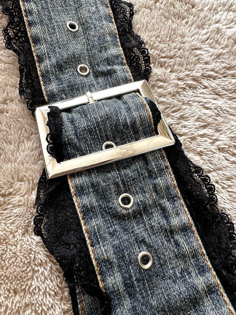 CLOSET STRAUSS & CO. デニムフリルスリングCL501