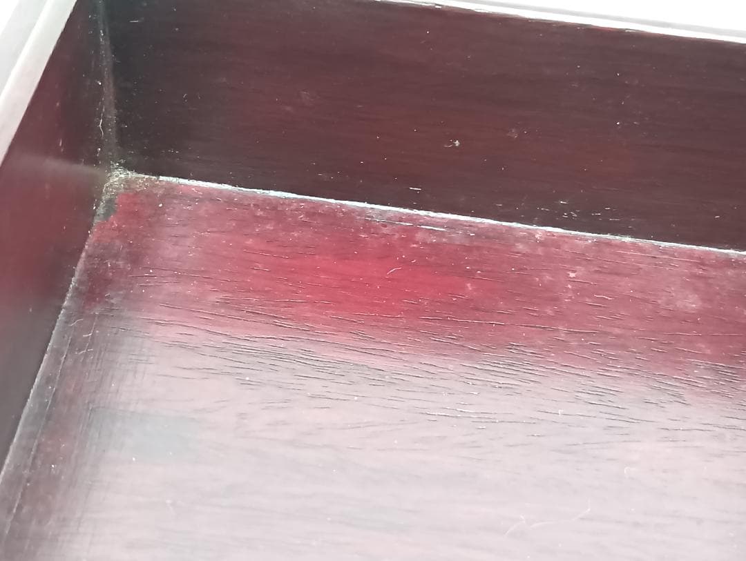 【超貴重】 中国 ヴィンテージ 小物入れ 木製 象嵌細工