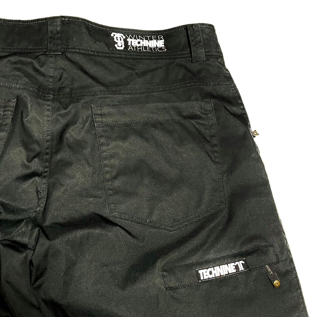 ■TECHNINE・テックナイン■スノーボードパンツ・XLサイズ・ブラック