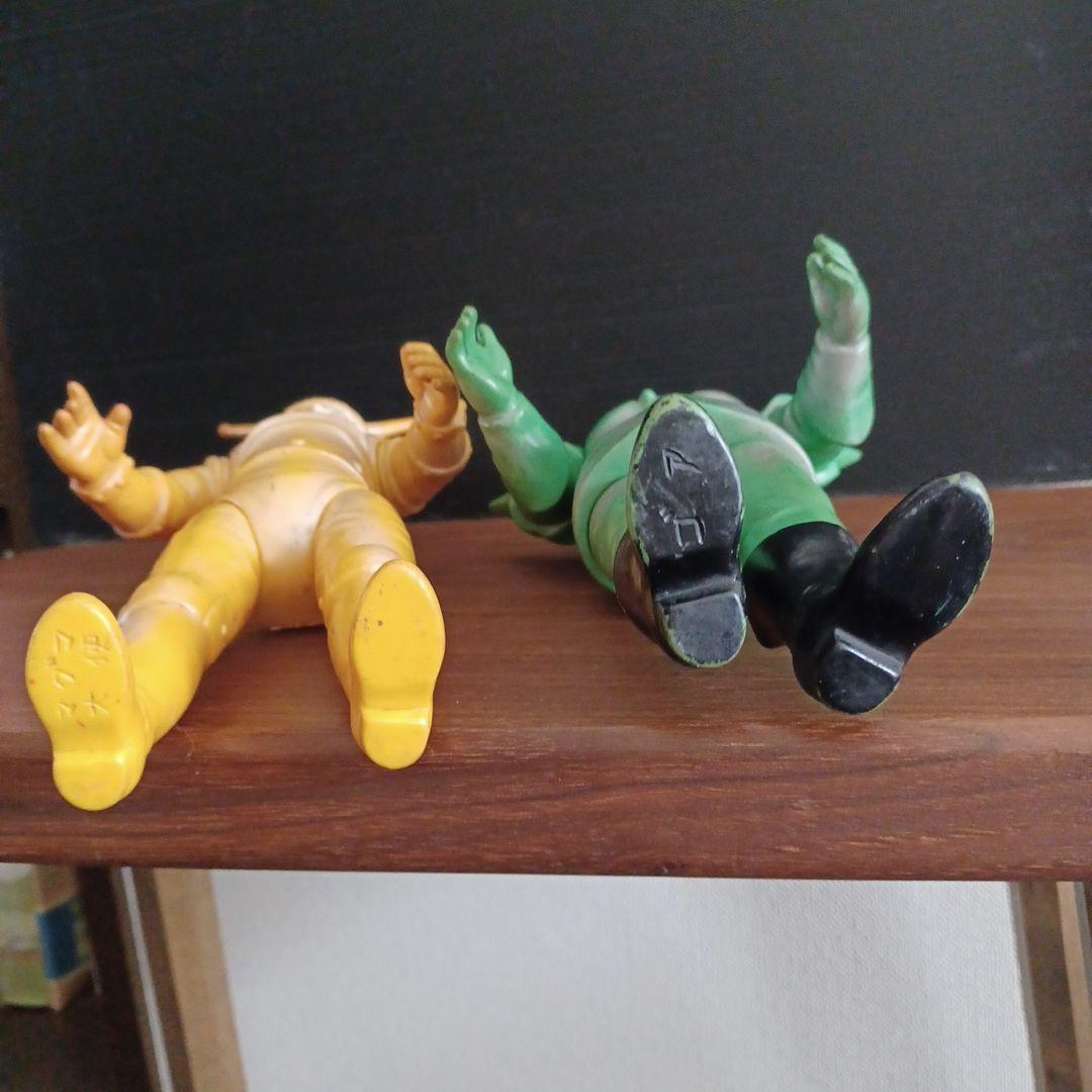 当時物ブルマァク製「マグマ大使＆ゴア」希少ソフビフィギュア2点セット