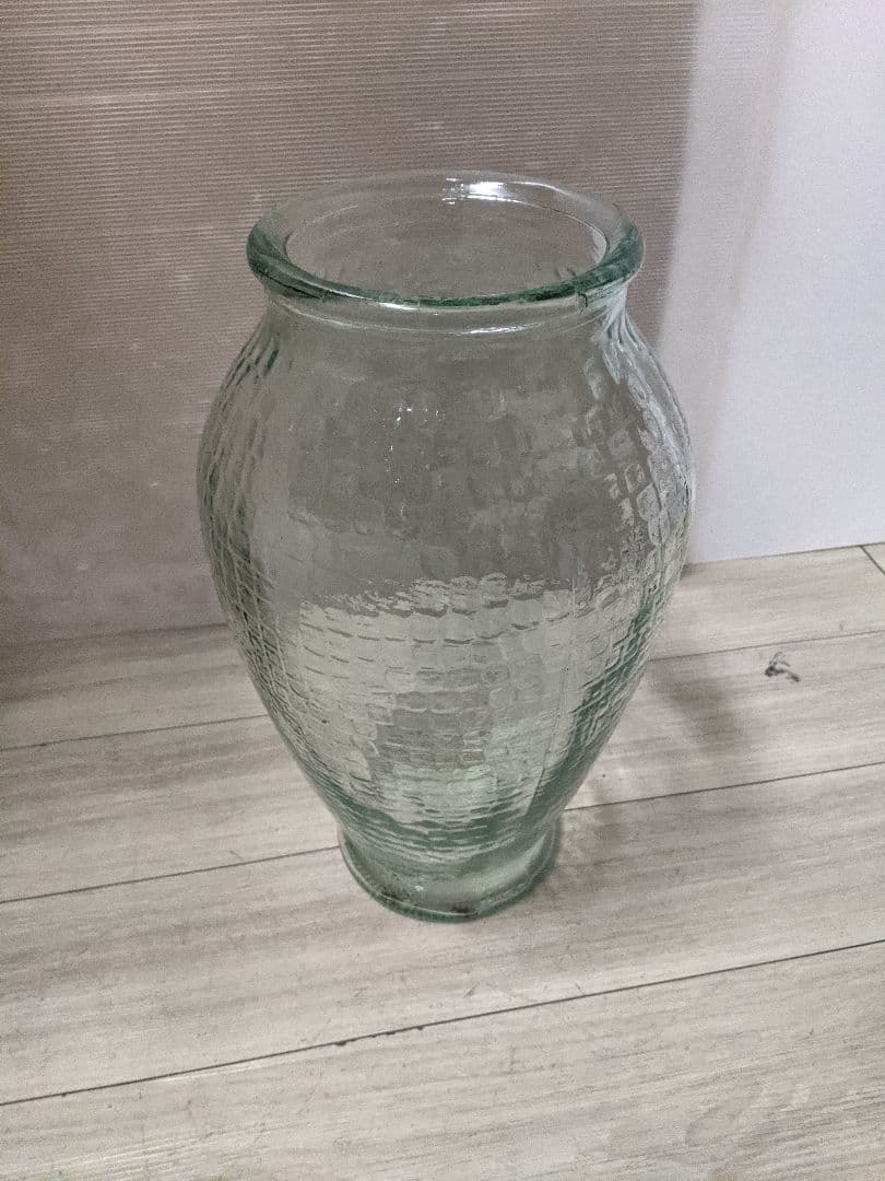 イタリア製 フラワーベース 花瓶 ガラス製 インテリア 花器