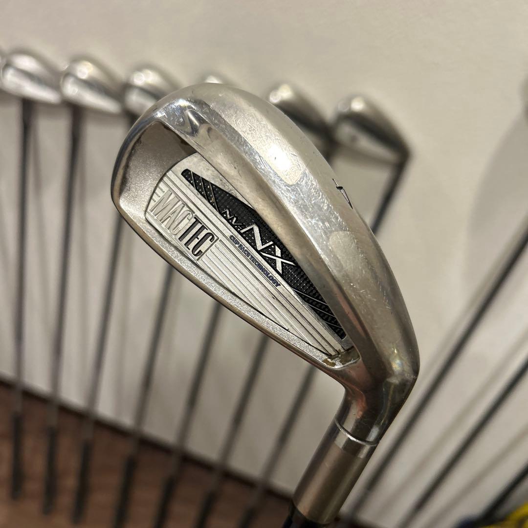 初心者マックテック他　メンズS R 13本　右利き　ゴルフセット