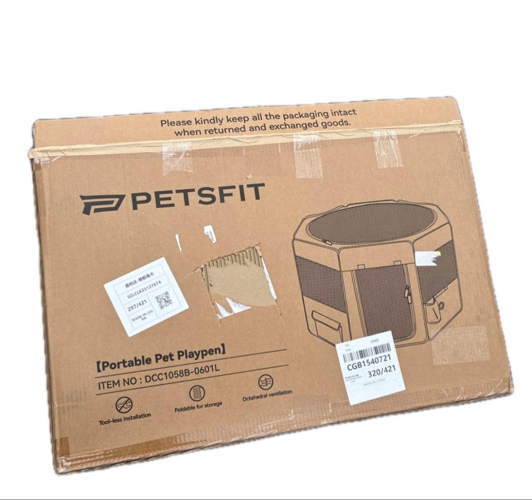 Petsfit ペットサークル 折りたたみ 猫の分娩室 全犬種対応 犬ハウス