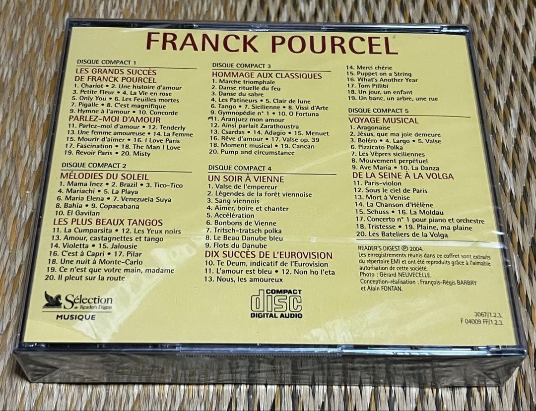 Franck Pourcel LE COFFRET D'OR 輸入盤CD新品