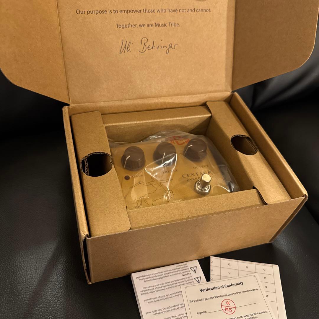 新品未使用！behringer CENTAUR OVERDRIVE ベリンガー