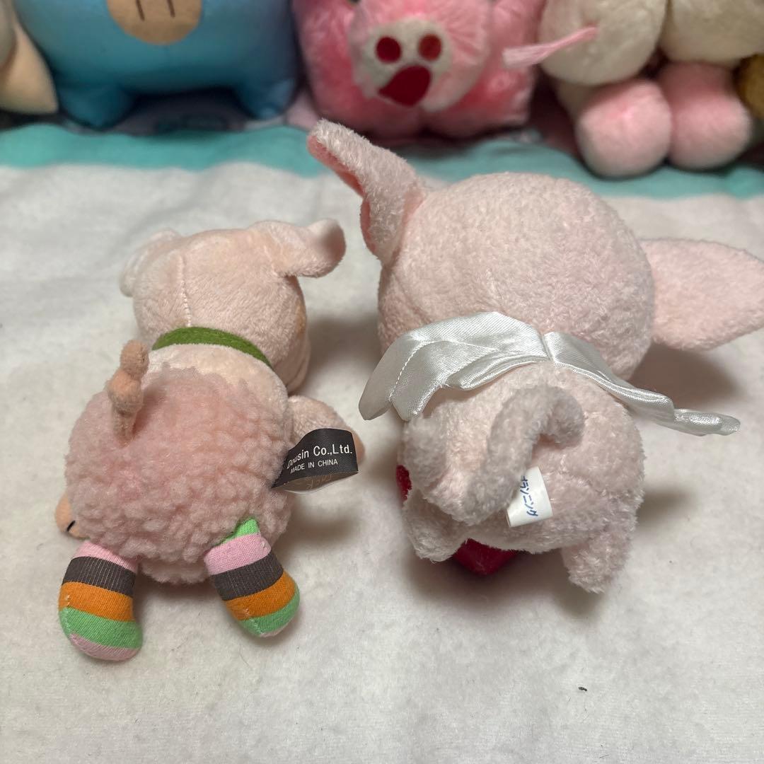 ブタ ぬいぐるみ＆マスコット 17こ まとめ売り バラ売り不可 中古品 ②