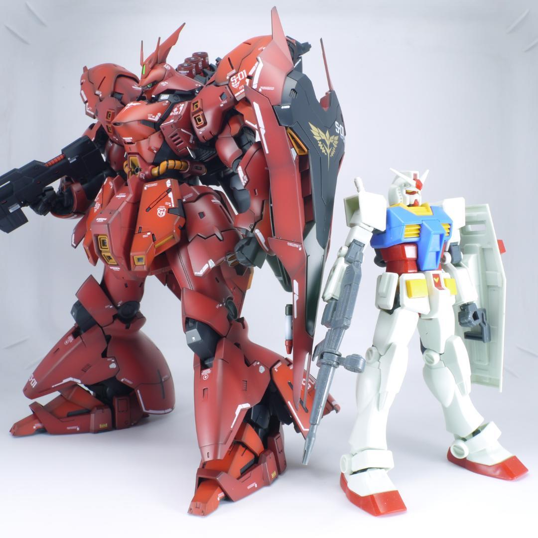 ガンプラ　RG サザビー　全塗装　完成品