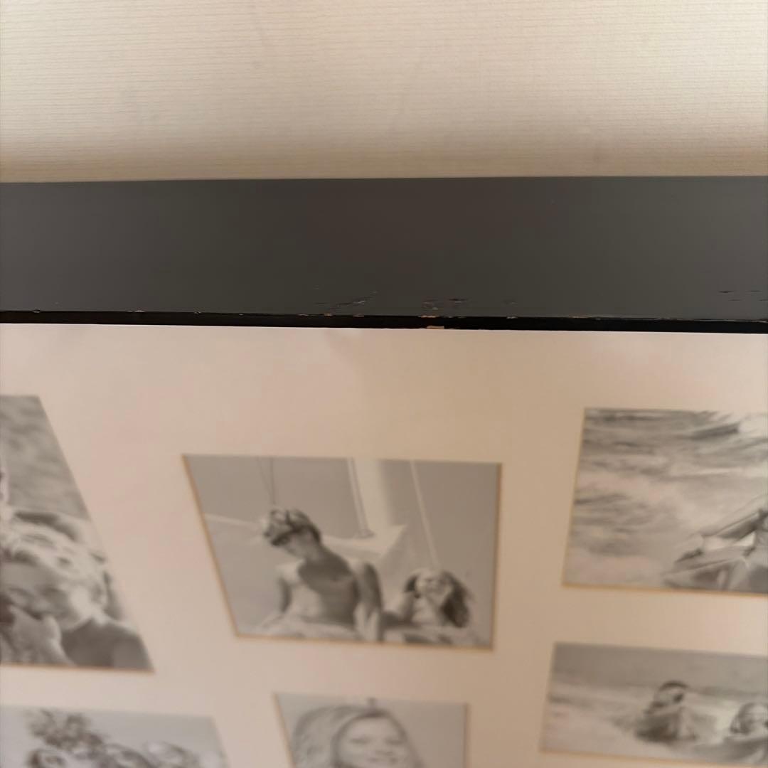 黒　マルチフォトフレーム 額縁　壁掛　写真　アート