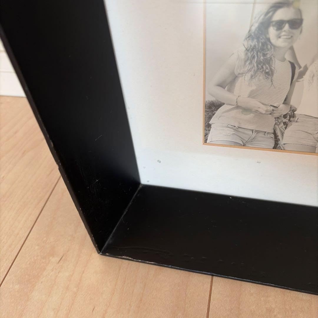 黒　マルチフォトフレーム 額縁　壁掛　写真　アート