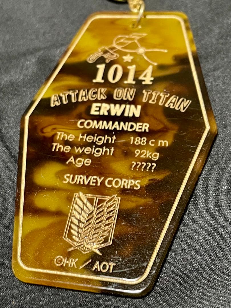 A*x様 進撃の巨人 エルヴィン・スミス primaniacs バッグチャーム