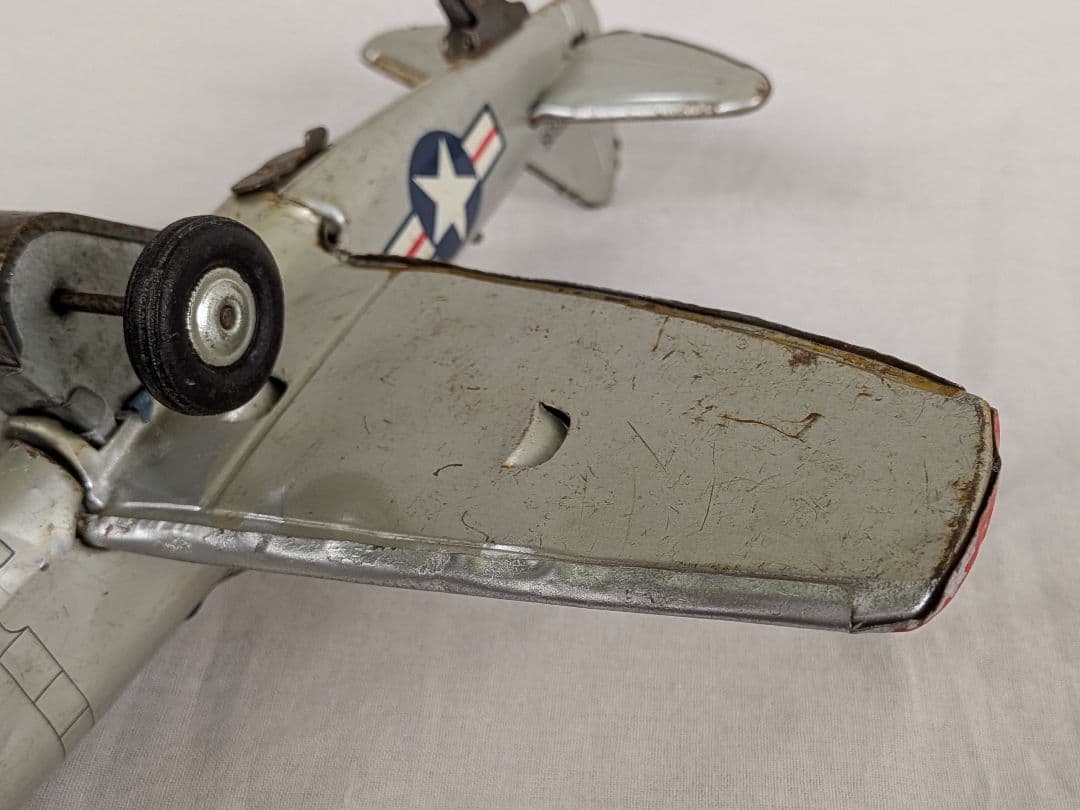 超レア★P-47サンダーボルト★ブリキ★HTC 1950年代 日本製★used