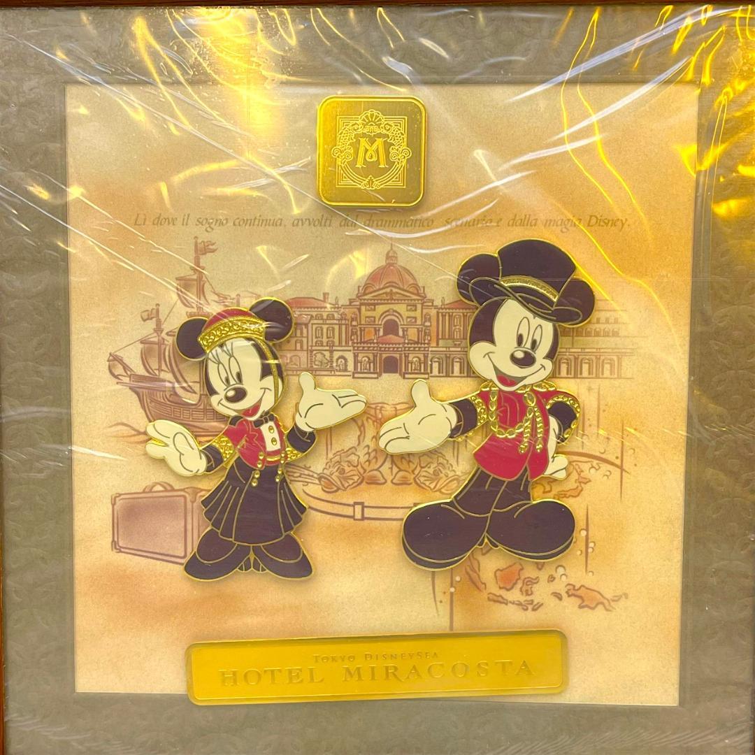 非売品★ホテル ミラコスタ HOTEL MIRACOSTA 額縁 ミッキーマウス