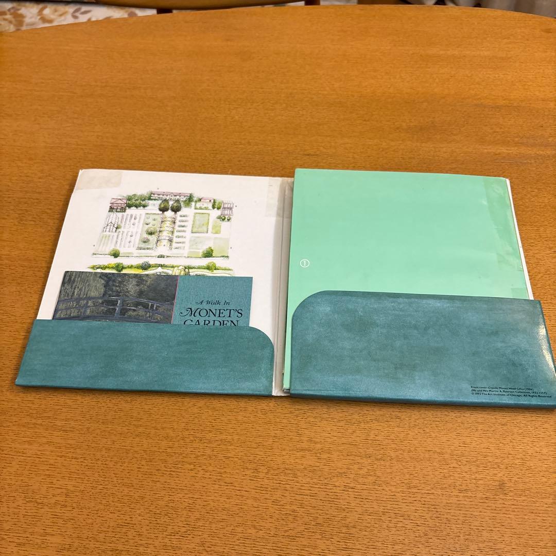 モネ 庭 ガーデン 立体 絵本 希少 レア アメリカ購入 30年前 本