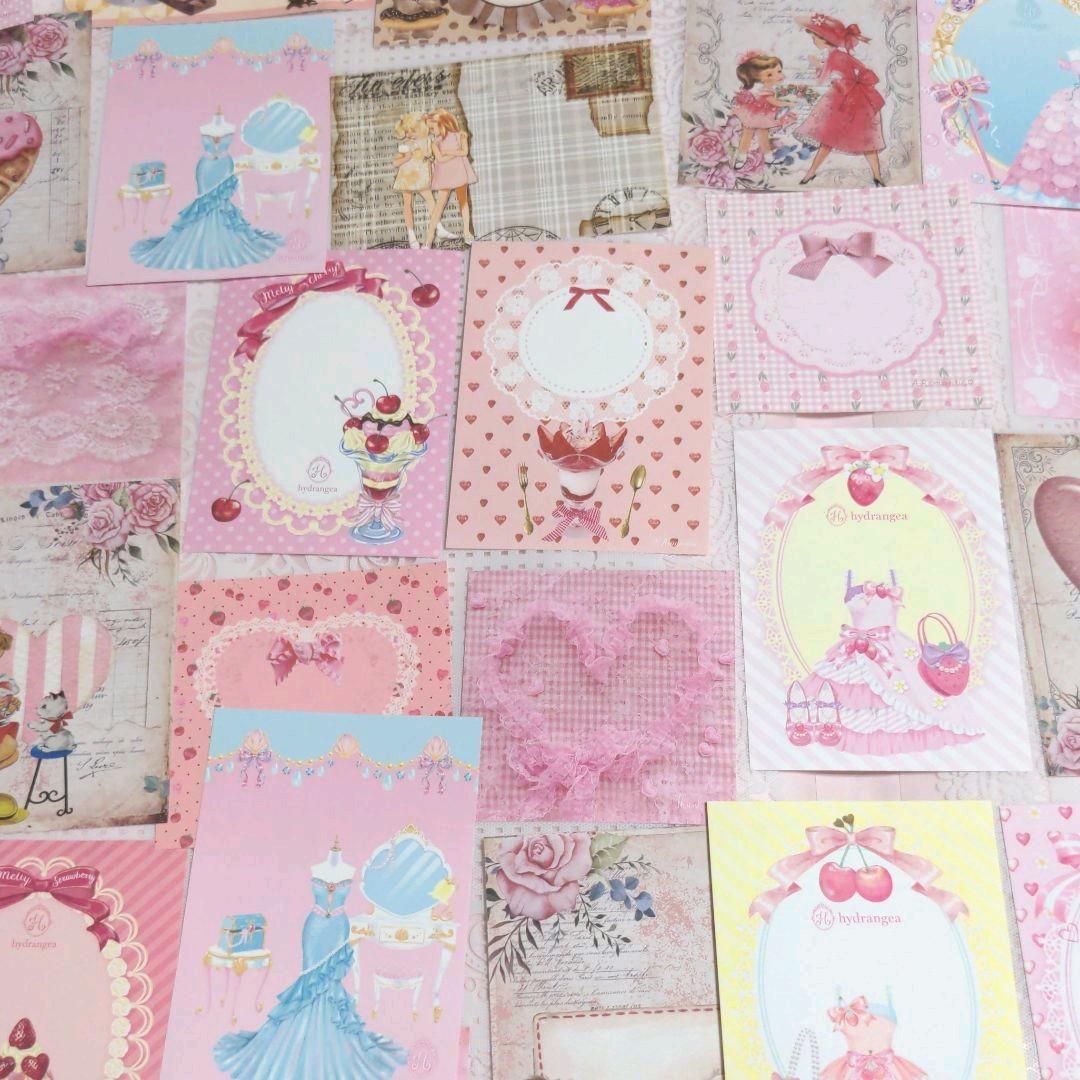 GUN ‪‪❤︎‬様ご確認用♥新作ガーリーレトロガール＆ベア♥バラメモ♯651