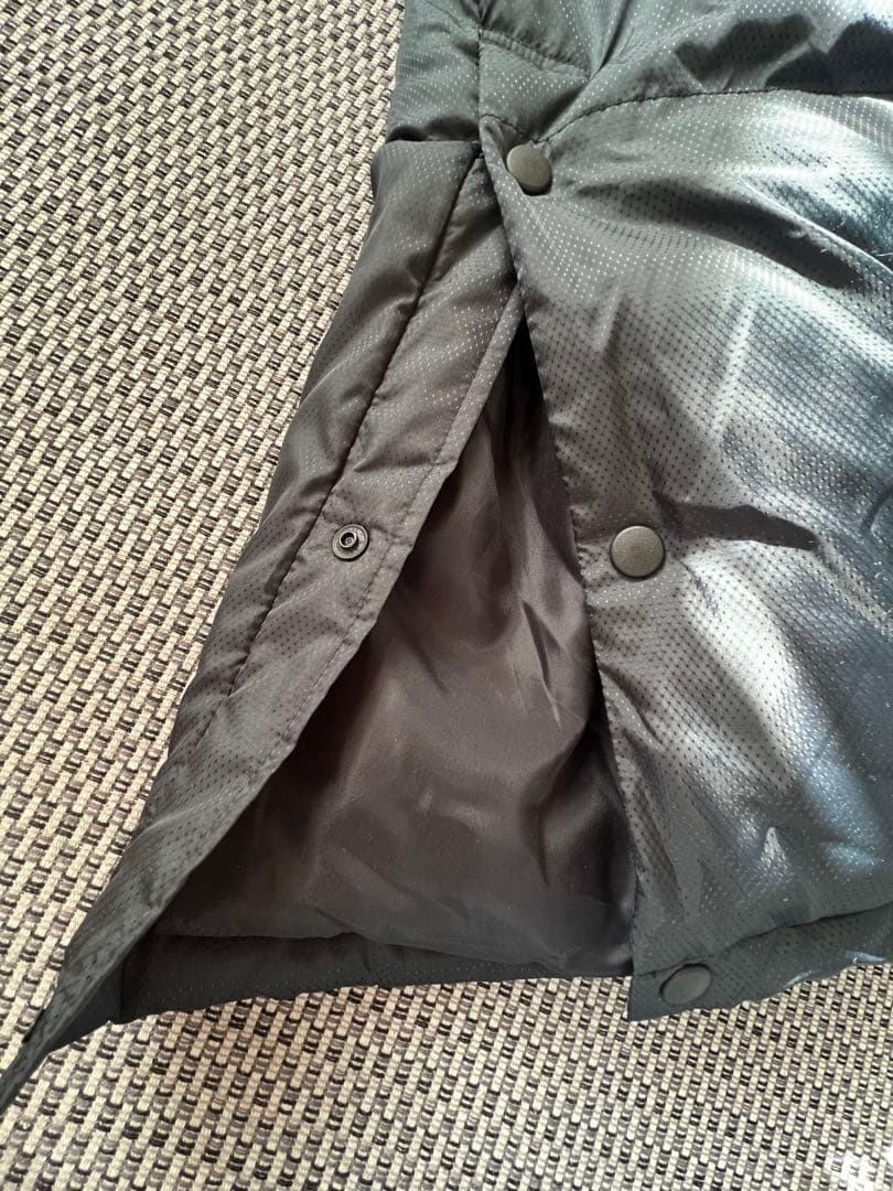 Mizuno ベンチコート ブラック ゴールド刺繍