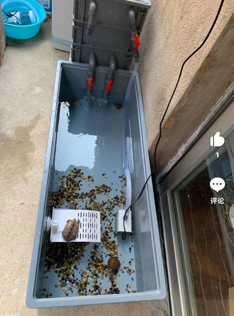 お任せ濾過材2段付き 池水槽用万能フィルター 最強濾過槽　外部式飼育濾過器装置