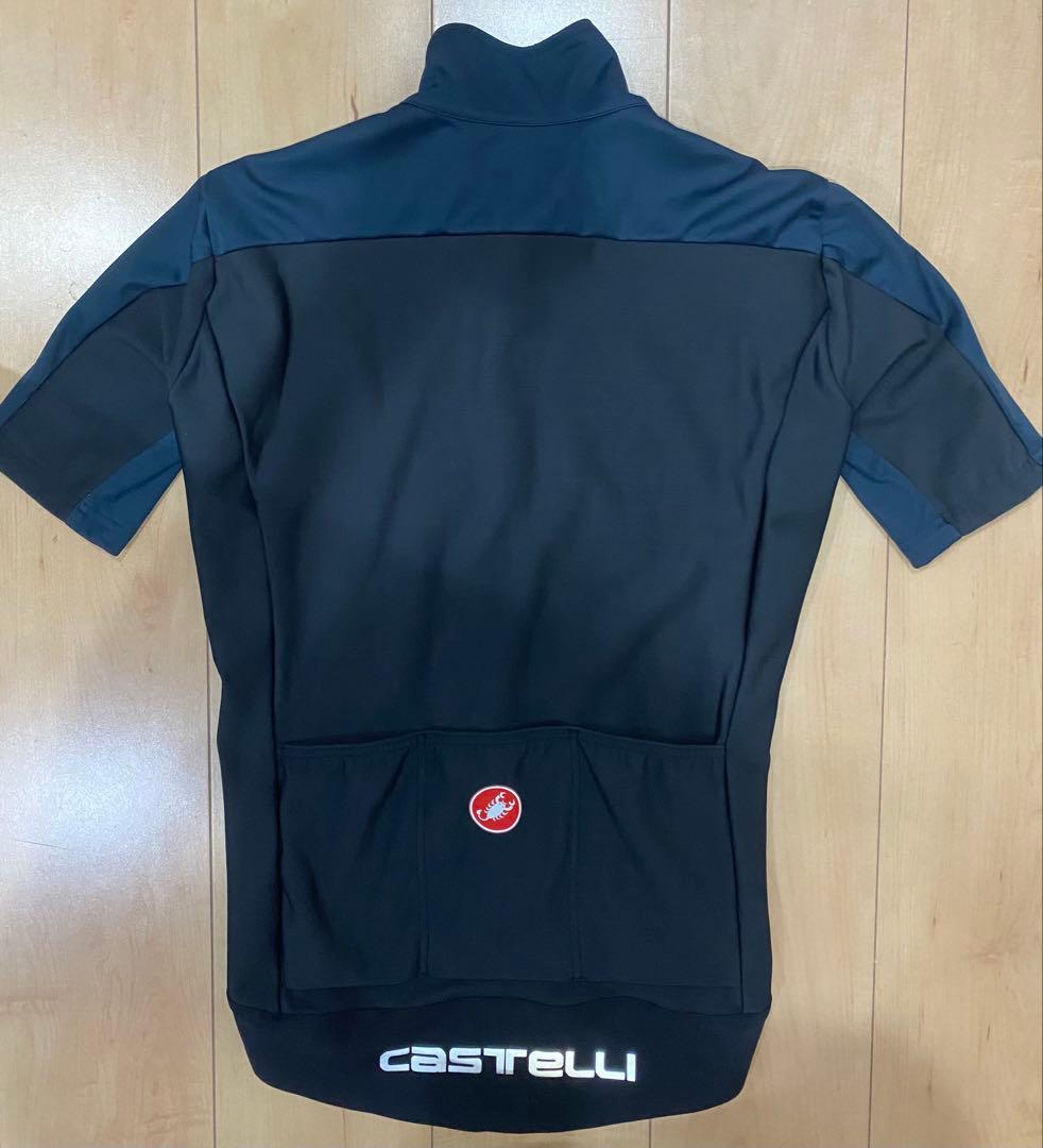 カステリ サイクルジャージ　ネイビー Sサイズ