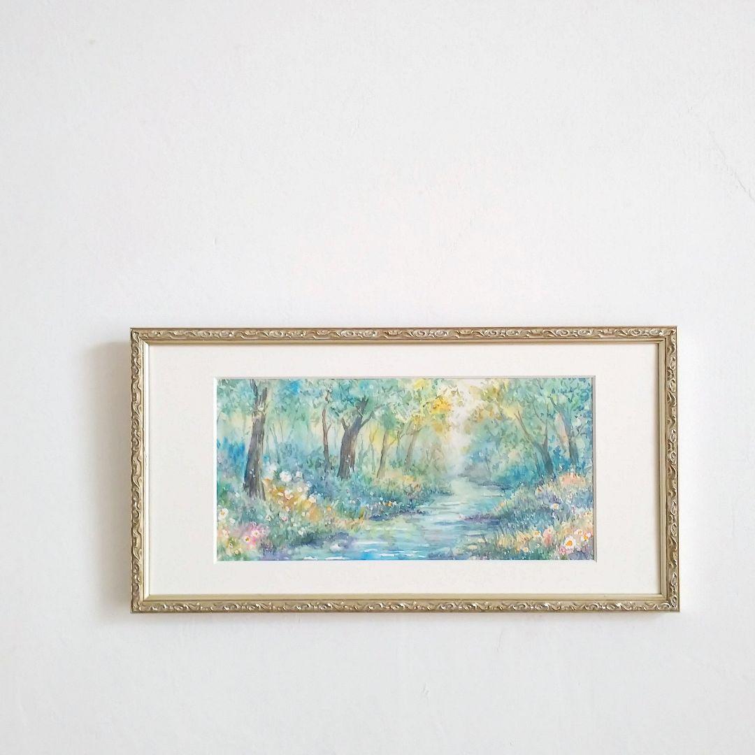 癒しの水彩画1143 祝宴