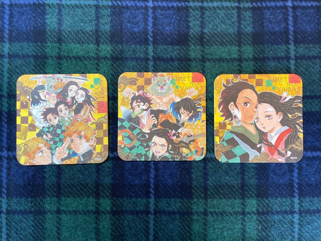 未使用‼️鬼滅の刃 アートコースター全45種＋BOX購入特典3枚