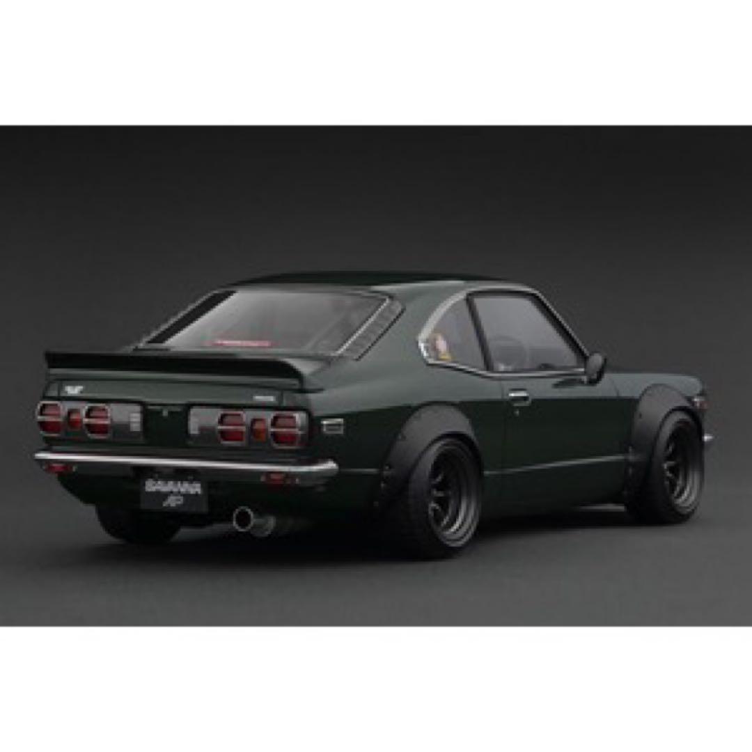 イグニッションモデル マツダ サバンナ (S124A) セミ ワークス グリーン