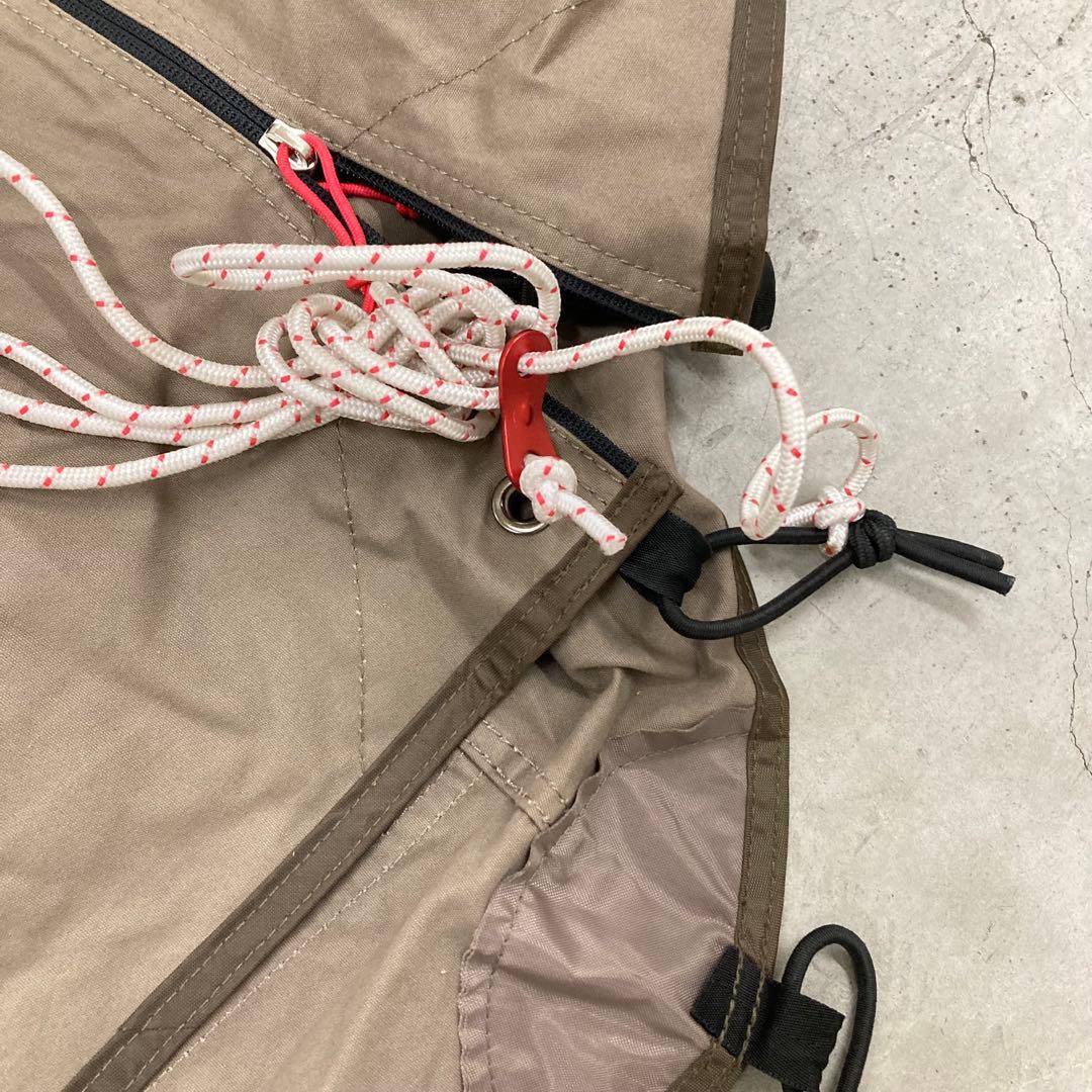 テンマクデザイン 炎幕 グランドシート付き　廃盤 パップテント ソロ