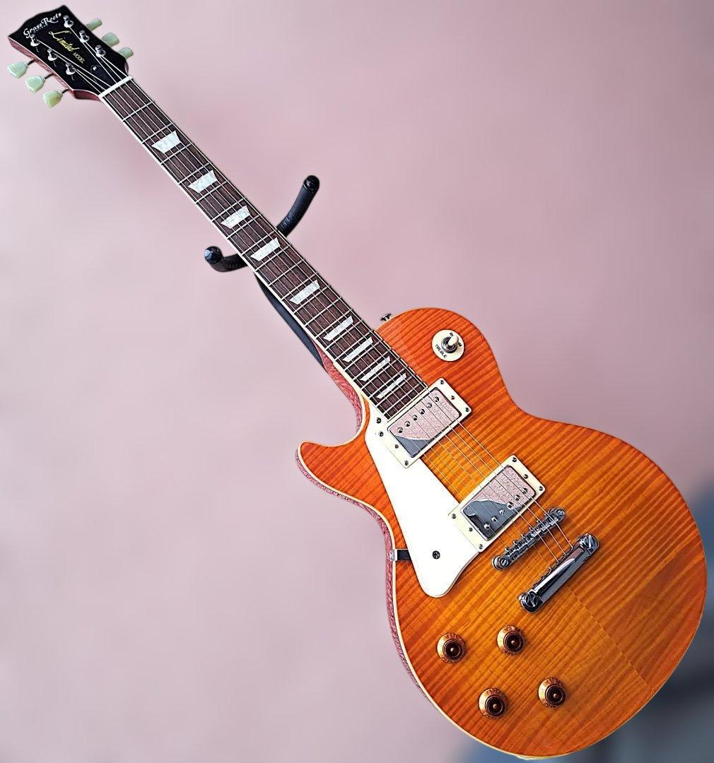 ■GrassRoots Les Paul Standard 左用 美品 レフティ