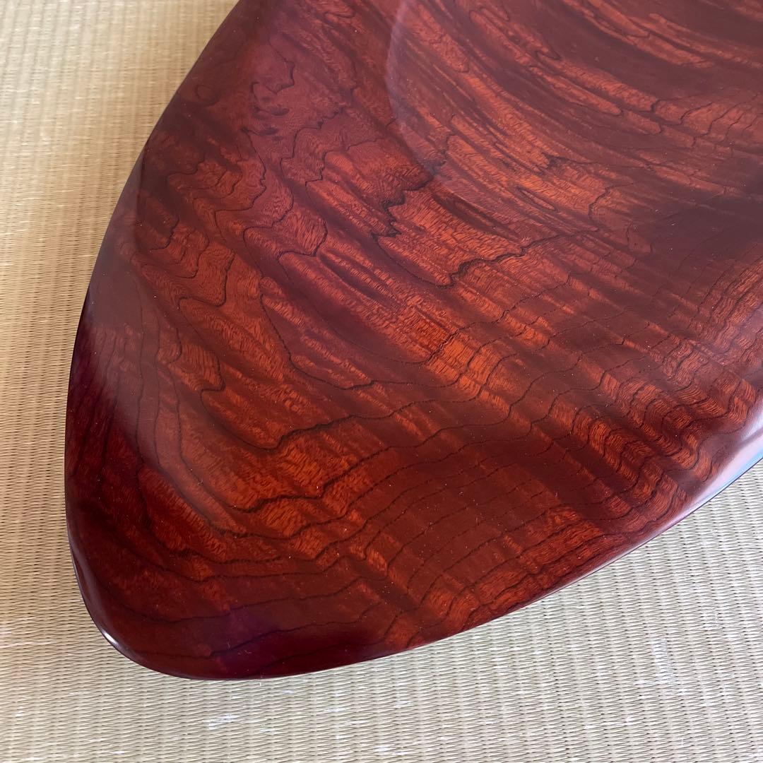 欅杢拭漆盛器(けやきもくふきうるしのもりき)　　IM238