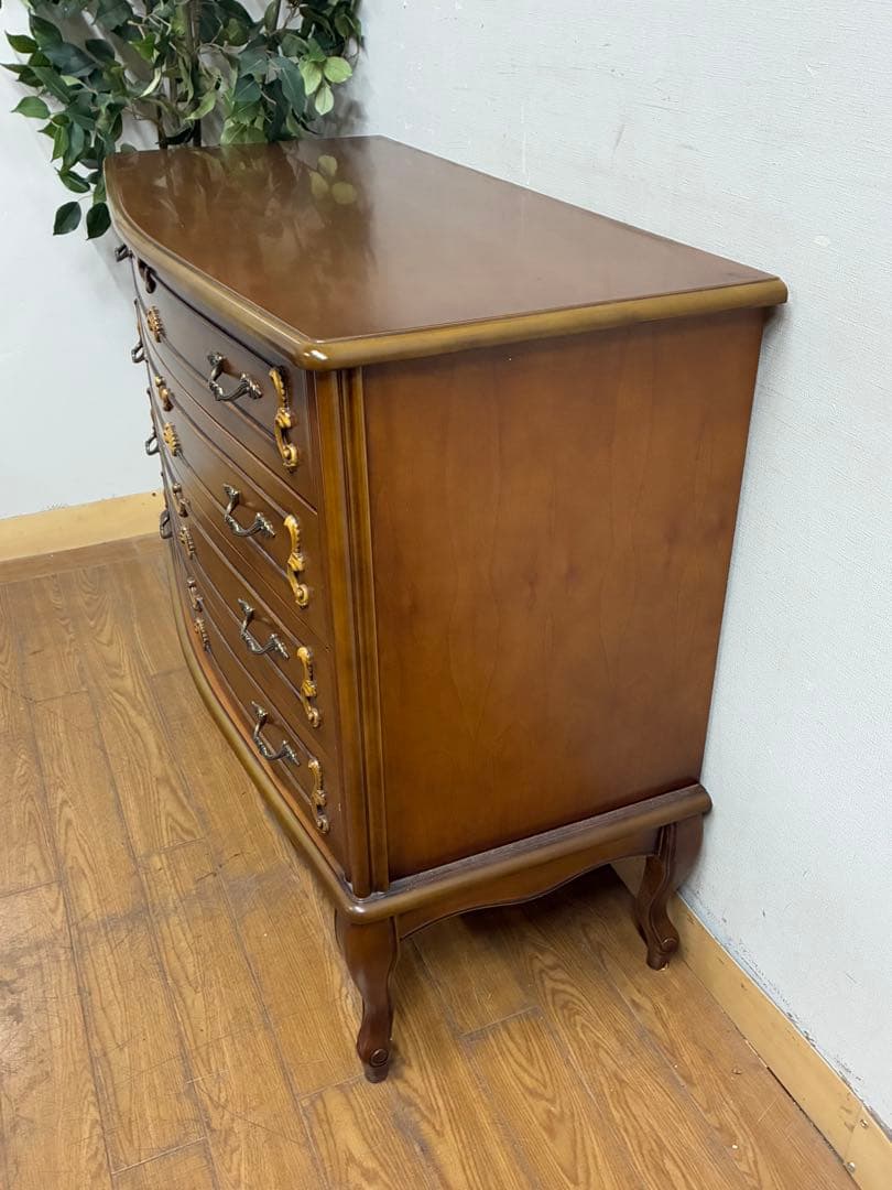 管409☆イタリア製☆アルティナージャ☆アンティーク☆4段チェスト☆マホガニー