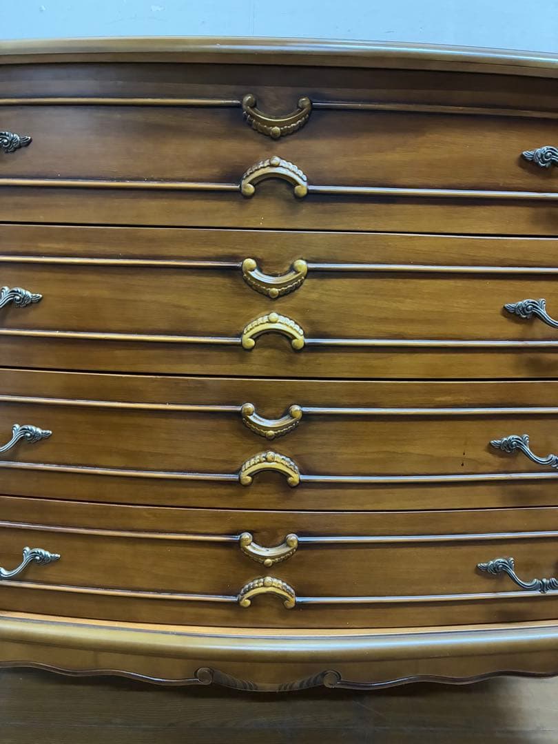 管409☆イタリア製☆アルティナージャ☆アンティーク☆4段チェスト☆マホガニー