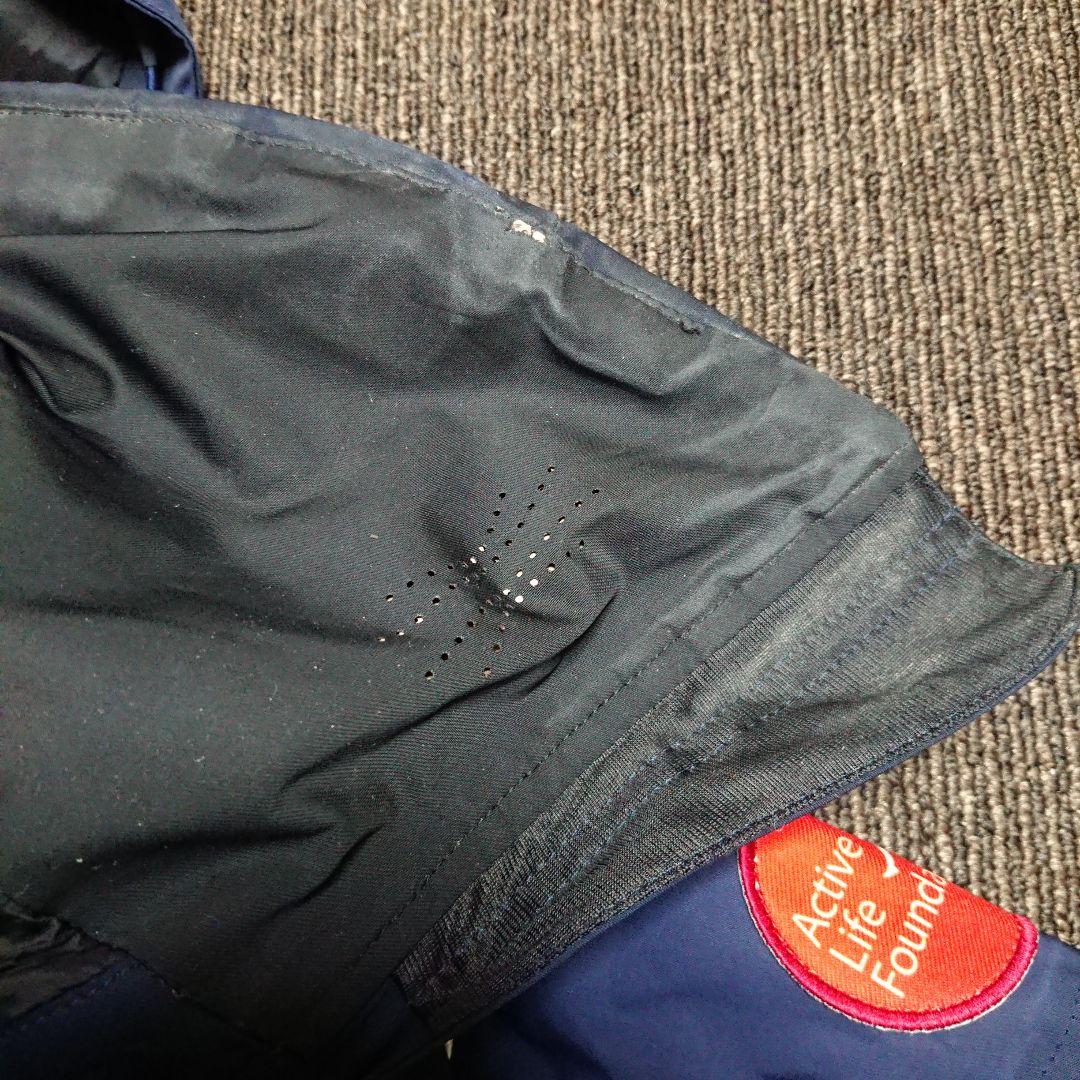 送料無料【GOLDWIN】スウェーデンチーム 斜めジップネイビージャケット M