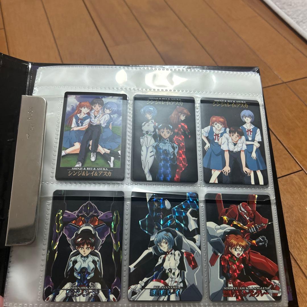 【美品コンプリート品】新世紀エヴァンゲリオン カードダス ファイル付き