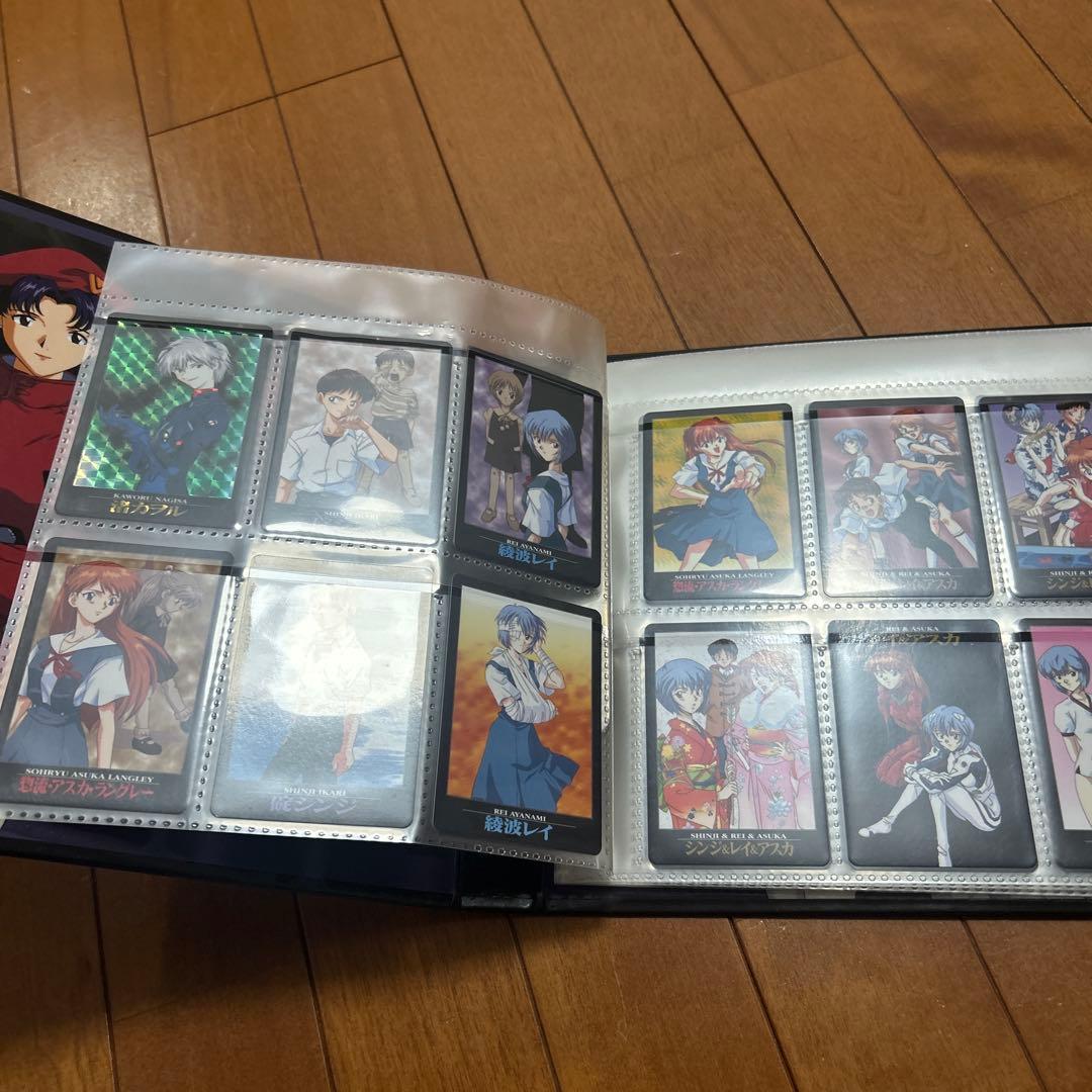 【美品コンプリート品】新世紀エヴァンゲリオン カードダス ファイル付き