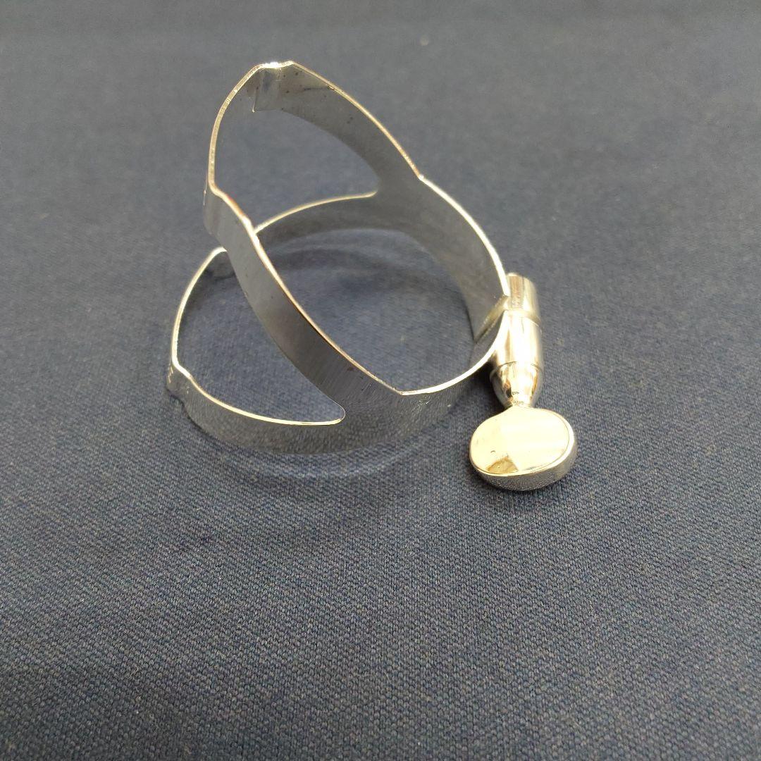 SELMER バリトンサックスリガチャーシルバー製