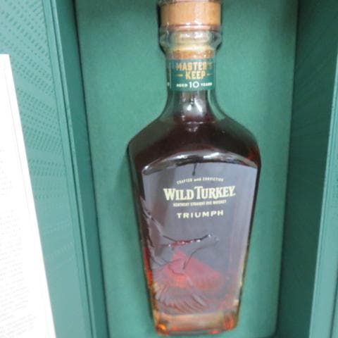 新品 ワイルドターキー マスターズキープ トライアンフ10年 750ml