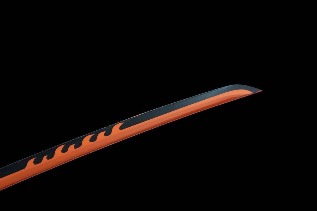 鬼滅の刃 赫刀 本牛革柄巻 日本刀 模造刀 武具 舞踊刀