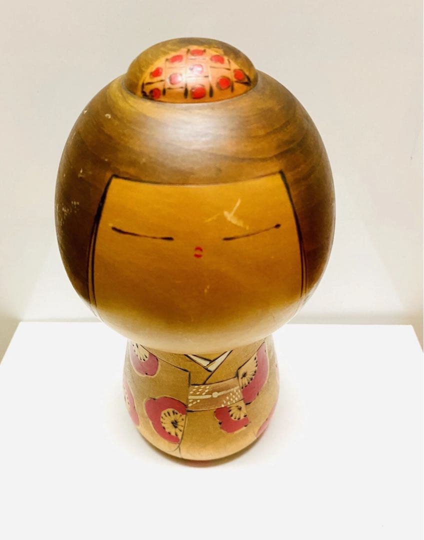 中古　こけし　人形　日本　木製　東亜　コレクション　アンティーク　美術品 Q