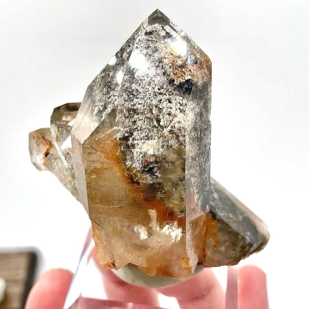 ブラジル産　ガーデンクォーツ (水晶) 鉱物標本