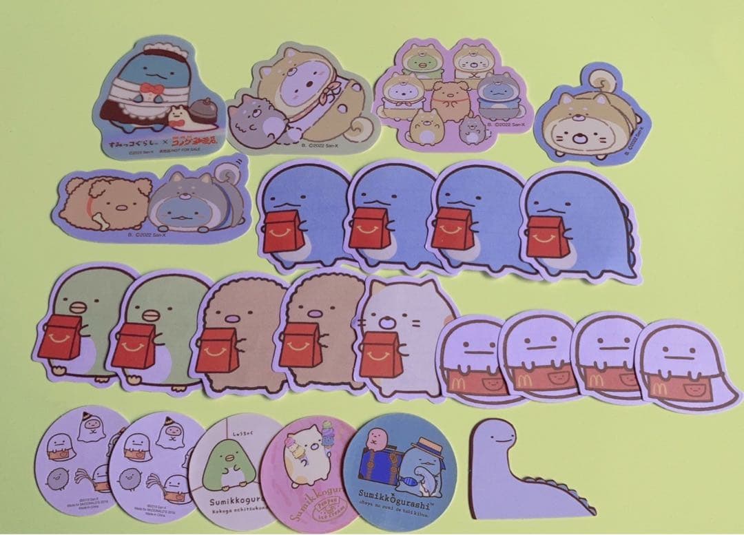 ⭐︎162点⭐︎ すみっコぐらし まとめ売り メモ帳 ステッカー 文房具