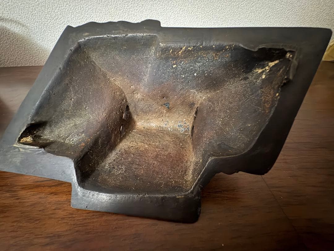 古銅 葛屋 香炉 高さ11cm