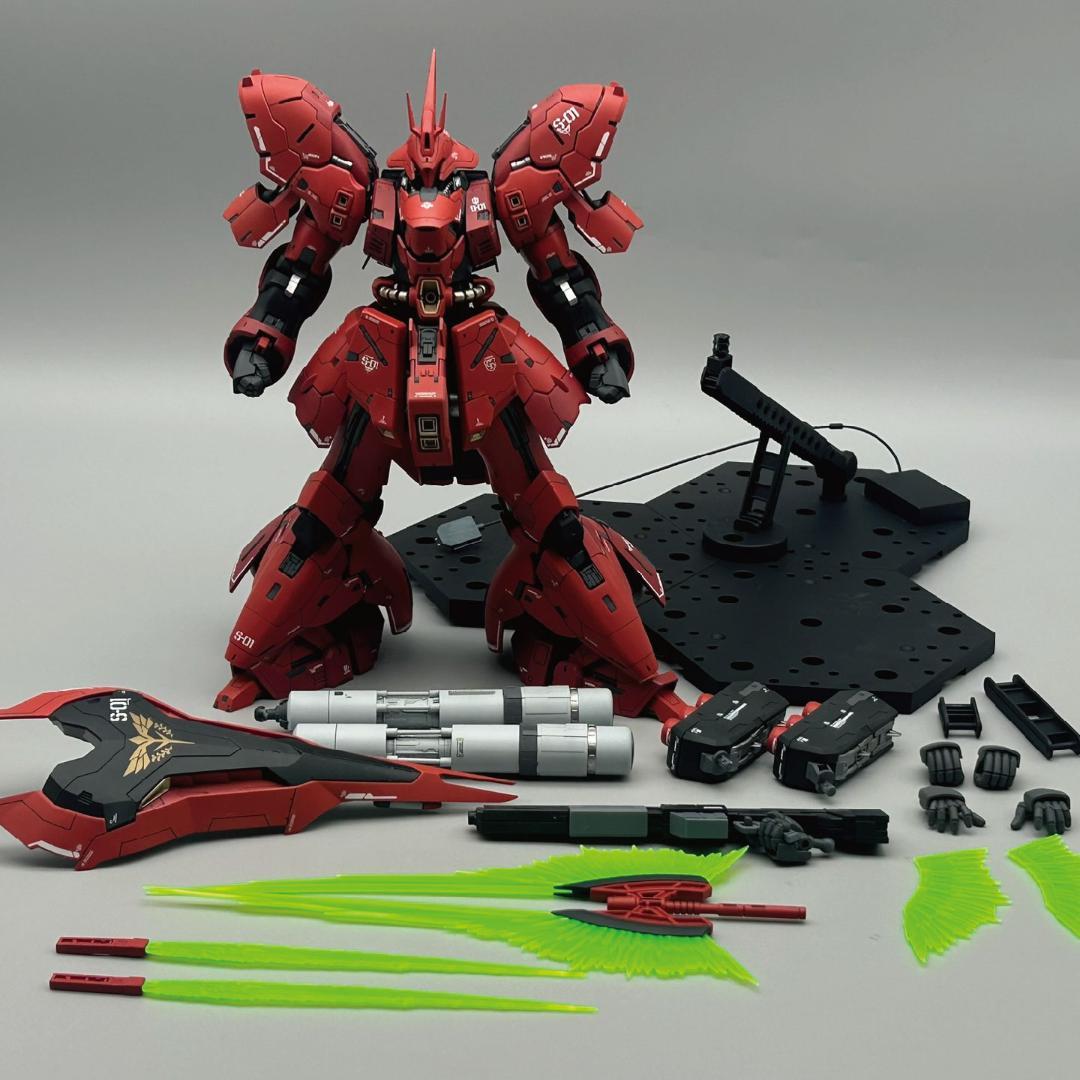 【ゆう】RGサザビー/ジオング　電飾塗装済み完成品