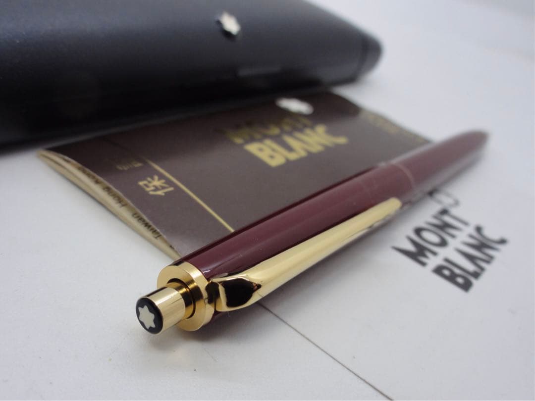 ⭐️モンブラン⭐️稀少なボルドーの名品最高の形❗️⭐️No350メカニカルペンソル⭐️