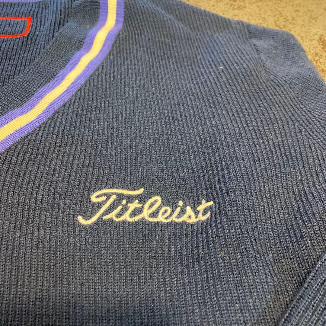 タイトリスト　ウールVネックセーター　3L