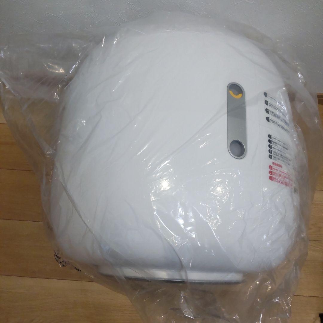 最終値下げ、新品未使用　小型自動クリーニング猫用トイレ 丸型 ホワイト
