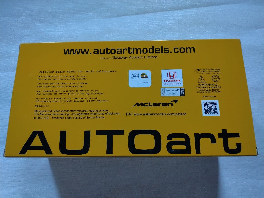 どらいぶオートアート 1/18 マクラーレンMP4/6 日本GP A.セナ